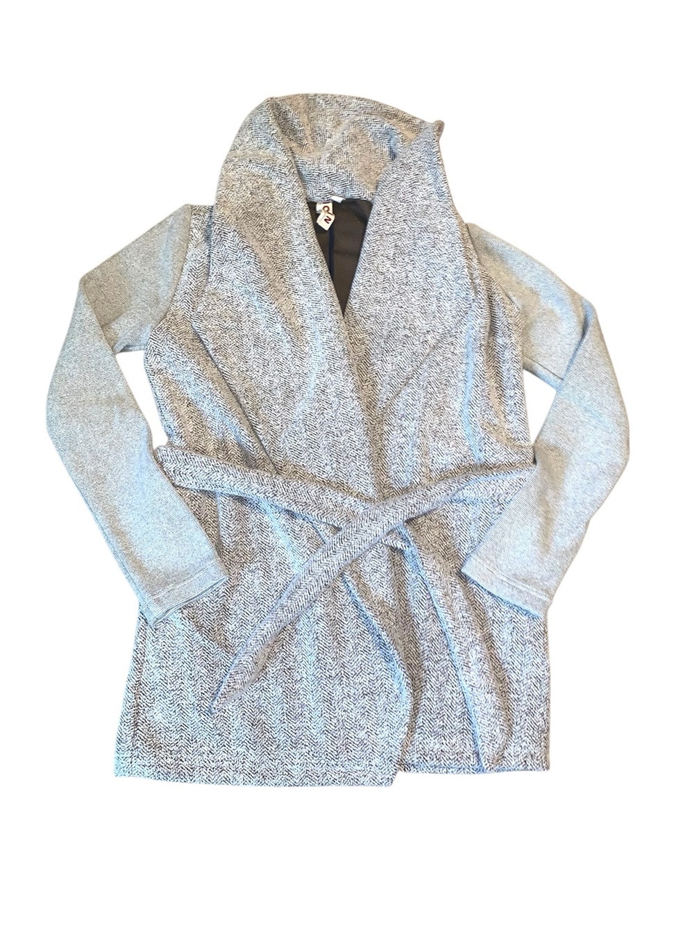 Dolan Left Coast Collection Herringbone Cardigan Wrap Jacket S